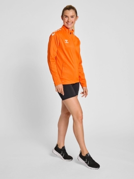 Damen Trainingsjacke Hummel Core XK Poly Zip - Orange